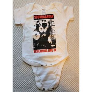 SOUNDGARDEN GODZILLA BABY GRUNGE ROCK MUSIC INFANT 1‎ PIECE Bodysuit 18 MONTH'S
